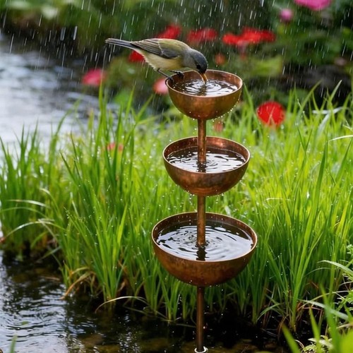 Tier bowl metal bird - metal,