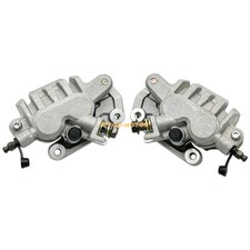 Front Left Right Brake Calipers & Pads for Honda TRX450R Sportrax 450 2004-2009