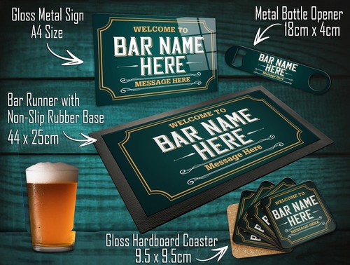 Personalised bar items for - items,