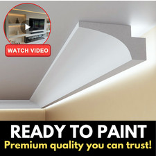 CORNICE COVING LED Lighting molding Wall Ceiling BGX1 LARGE SIZES QUALITY XPS 