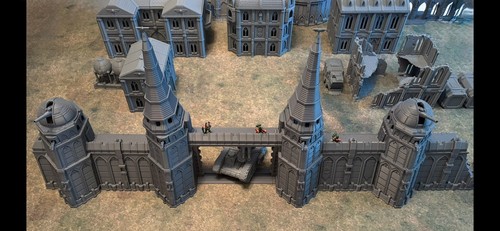 Heavy fortress walls terrain - walls,