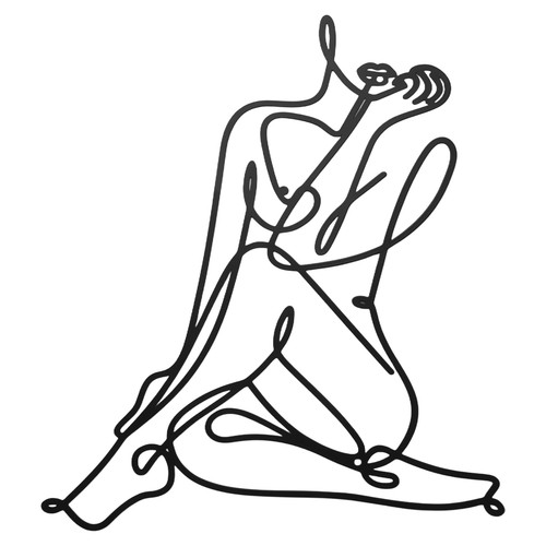 Minimalist female body wire - 1x(minimalist,