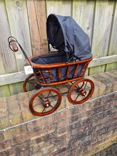 Vintage wicker baby doll - wicker,
