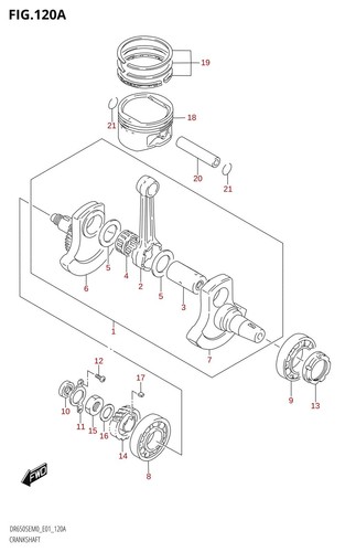 Suzuki genuine nut dr650 - suzuki, m0