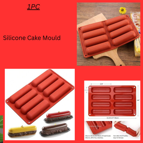 Cavity silicone cake - 8-cavity,