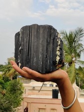 Black Tourmaline Rough Extra Large 9.9 Lb / 4516 Grams 170mm x 140mm