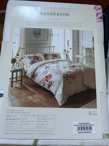Sanderson tulipomania duvet - tulipomania,