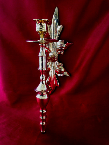 Vintage style brass wall - style,
