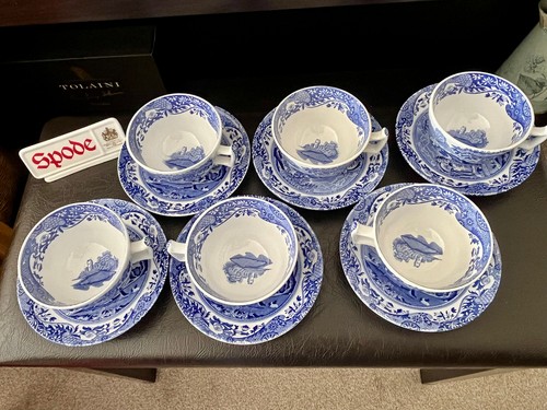 Lovely spode blue italian tea - spode,