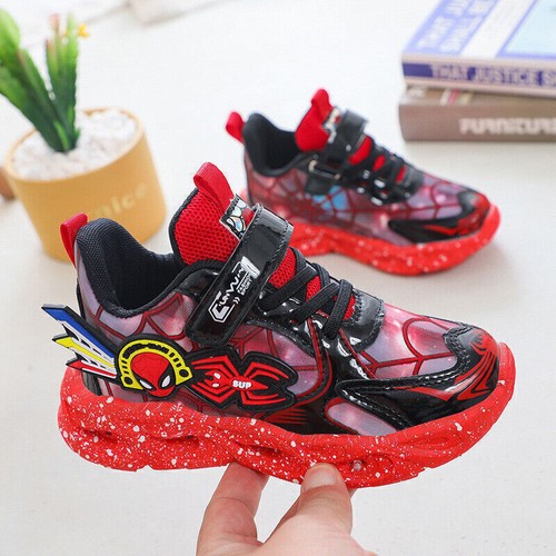 Led trainers spiderman shoes - trainers,
