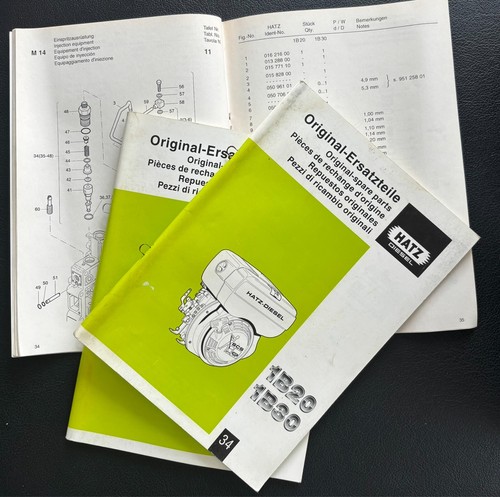 Hatz engine illustrated parts - engine,