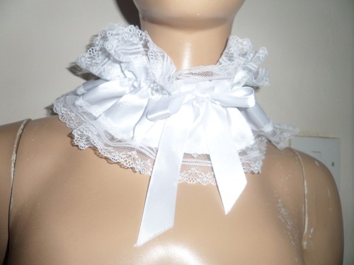 Abdl white satin sissy - abdl,