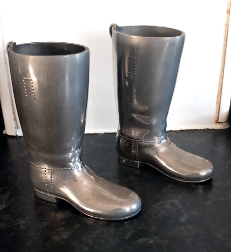 Pair silver plated grenadier - pair,