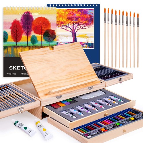 Piece deluxe wooden art - 85,