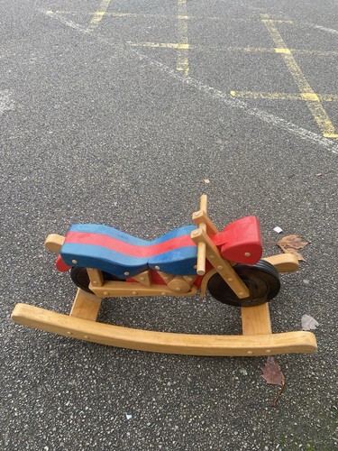 Childs wooden rocking - childs, motor