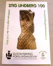 Stig Lindberg Gustavsberg Pottery 100 Swedish Art Exhibition Poster