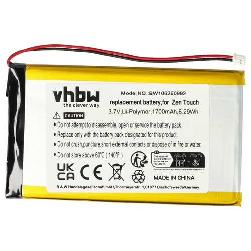 Battery for creative - zen, touch