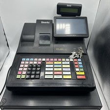 SAM4S SPS-520 Cash Register Complete with System Keys and Cash Drawer Keys