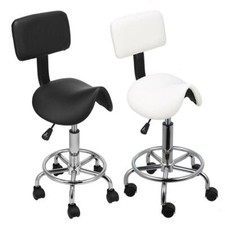 Adjustable saddle swivel salon - adjustable,