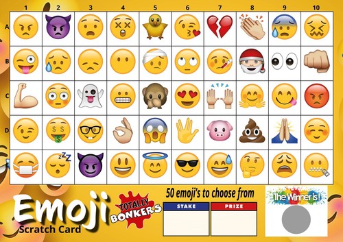 Emoji fundraising scratch - emoji,