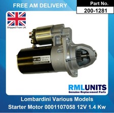 Starter Motor For Lombardini