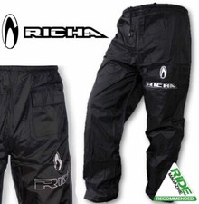 Richa Rain Warrior Motorcycle Scooter 100% Waterproof Over Trousers - Lined