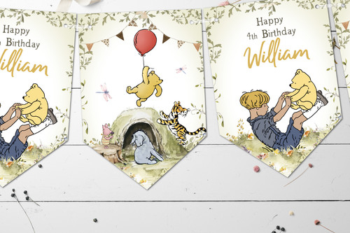 Personalised winnie the - pooh, &