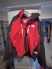 Mens Helly Hansen Belfast Snow Jacket Red Black UK XL