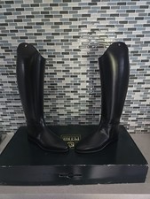 Beautiful Petrie Dressage Boots Black Pull-on XHW Wide US Size 7 - 5 45 40 12