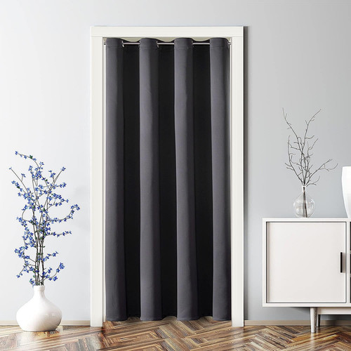 Doorway curtain grommet - curtain, panel