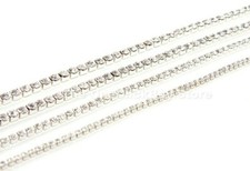 25 Metres Clear Crystal Diamante Rhinestone Chain Ribbon Bridal Wedding