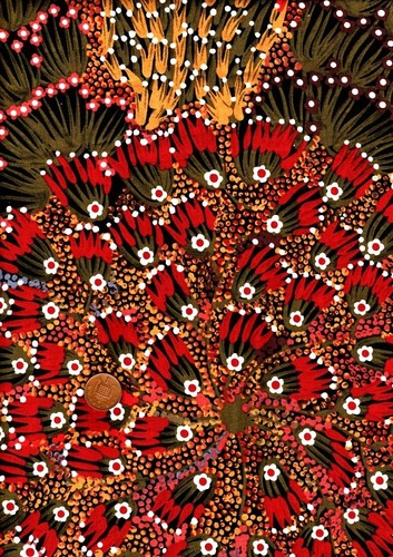 100 cotton fabric aboriginal - fabric,