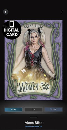 Digital topps wwe slam - slam, alexa