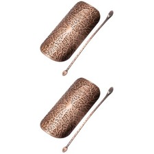  2 Sets Loose Leaf Tea Scoop Storage Gongfu Presentation Chinese Tools