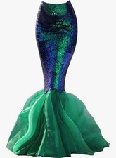 Women's Mermaid Tail Costume Halloween Outfit Size M