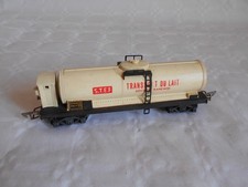 Vintage JEP HO scale 3 rail SNCF French railways STEF Milk tanker wagon 1950s