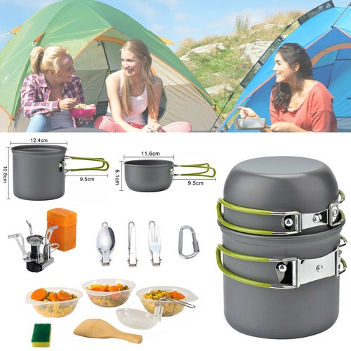 Portable gas camping stove - camping,