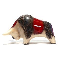 Otto Keramik Bull in Red