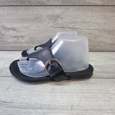 FitFlop Gracie Leather Flip Flop Sandals Womens Size UK 6 Slip On Sandal Thong