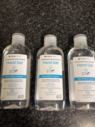Hand sanitizer gel bottles - hand,