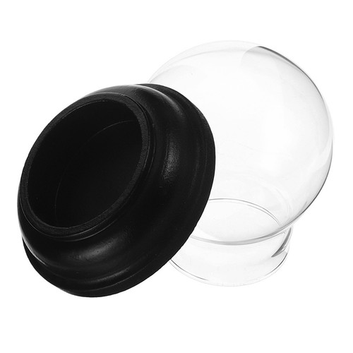 Fillable clear glass snow - fillable,