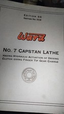 WARD #7 CAPSTAN LATHE MANUAL