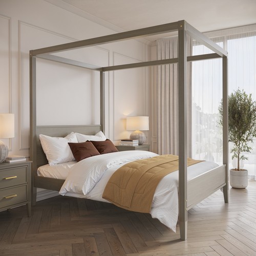 Double four poster bed - double,