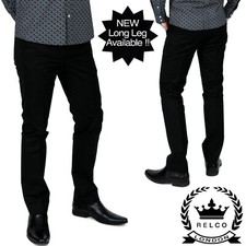 Relco Mens Stay Press Black