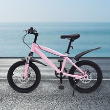 18 Inch Kids Girls Boys Bike 18" Wheel Mountain Bike 1 Speed Kids Bike Pink UK