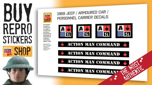 Action man armoured car - action,