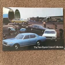 Toyota Crown 2600 1973-75 UK Market Sales Brochure De Luxe Saloon Custom Estate