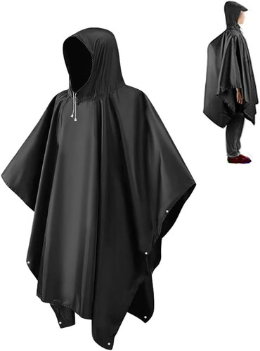 Waterproof poncho adult - poncho,