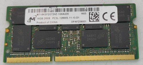 16gb micron pc3l 12800s - 16gb, laptop