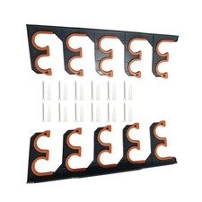 Wall or Ceiling Mounted Fishing Rod Rack Holder Storage Organizers Display Stand